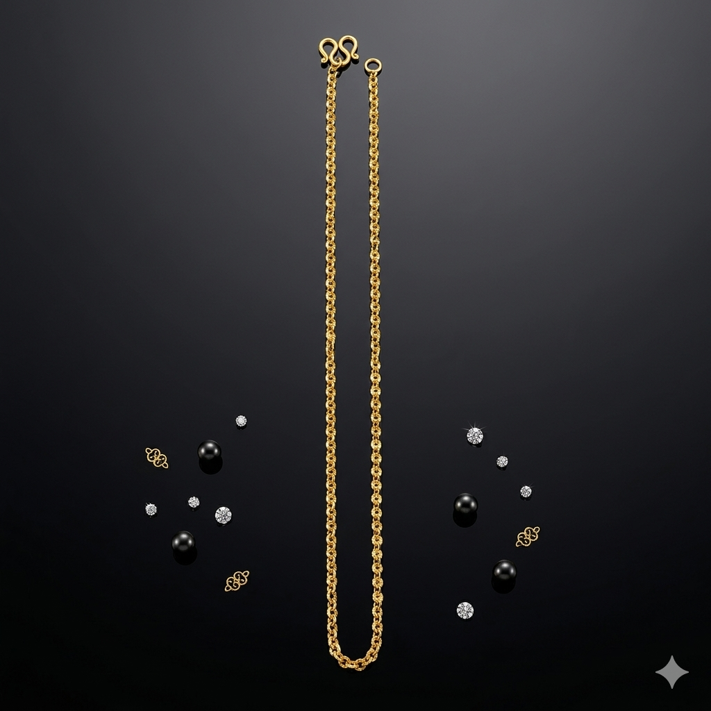 One Gram Chain Sitara 24"